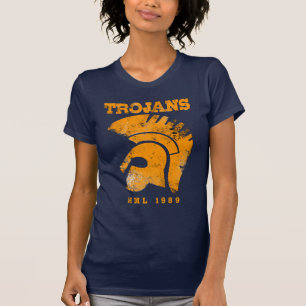 Damer Trojan djupt V Tee Shirt