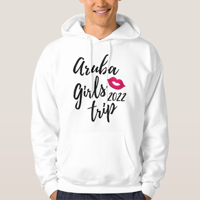 Damernas Aruba Flickresa 2022 Sjungbröllopsfest Ro Hoodie (Framsida)
