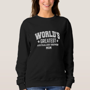 Damernas Australian Shepherd För Mamma Hundras Vit T Shirt
