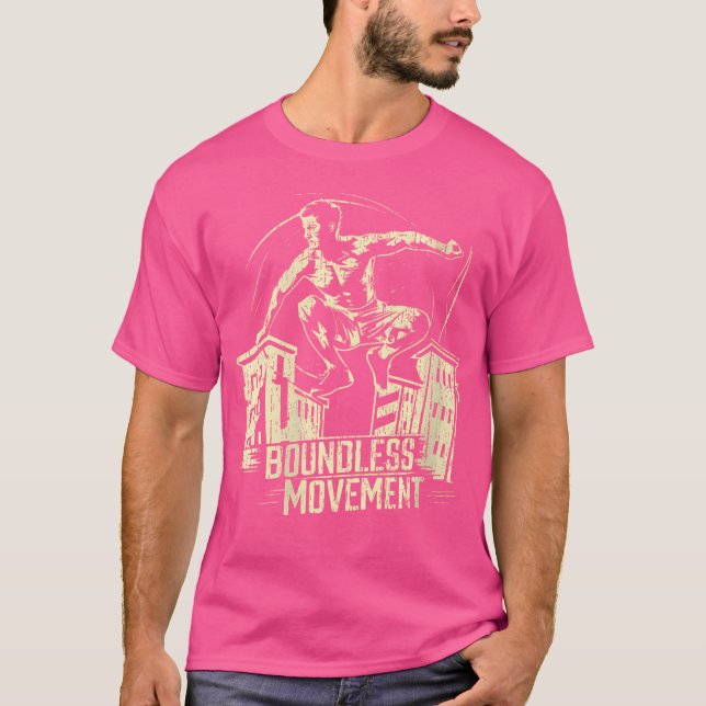 Damernas Boundless Movement Parkour T Shirt (Framsida)
