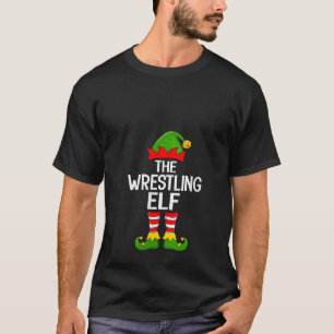 Damernas brottning Alv Jul Matchande Familj Elf Sq T Shirt