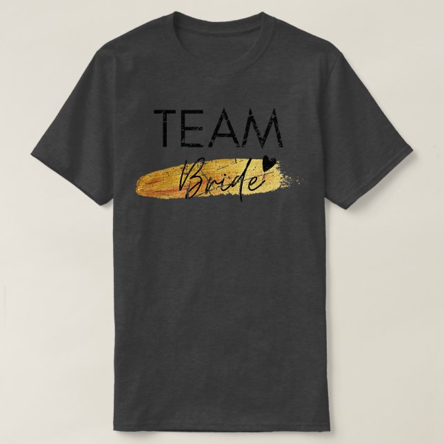 Damernas Brud Bröllop Möhippa Framtid T Shirt (Design framsida)