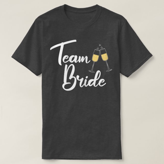 Damernas Brud Bröllopsfest  T Shirt (Design framsida)