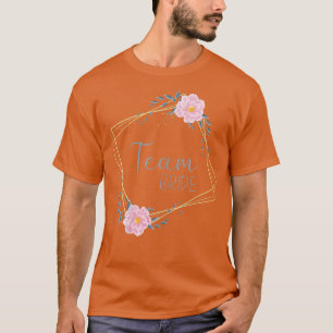Damernas Brud Bröllopsnatt Rosa Blå Brud T Shirt