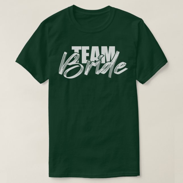 Damernas Brud Brudtjej Bröllopslag  T Shirt (Design framsida)