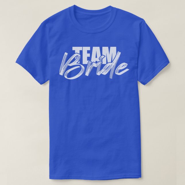 Damernas Brud Brudtjej Bröllopslag  T Shirt (Design framsida)
