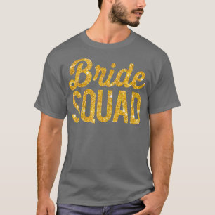 Damernas Brud Sällskap Syster Bröllop Guld T Shirt