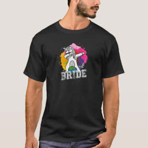 Damernas Bruden Kvinnor Möhippa Hen Natt Par T Shirt