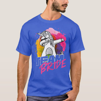 Damernas Brudlag Brudtjej Hen Natt Parti T Shirt