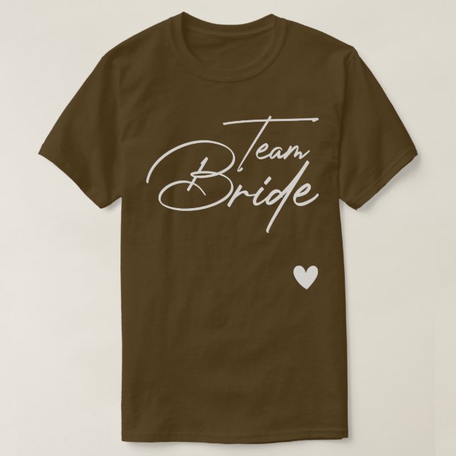 Damernas Brudlag Henparty Bröllop T Shirt (Design framsida)