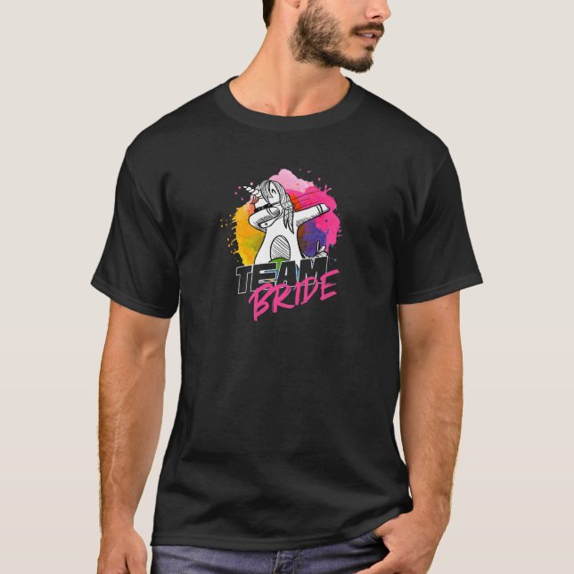 Damernas Brudlag  Kvinnor Möhippa Hen Night Pa T Shirt (Framsida)