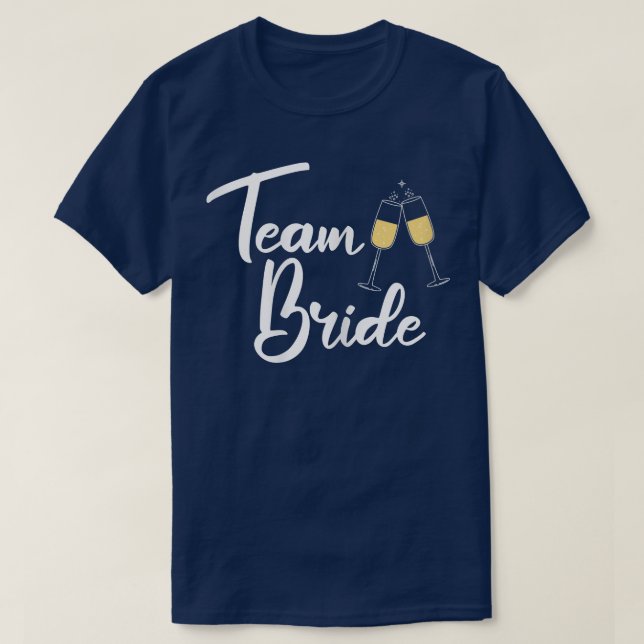 Damernas Brudlag Sjunger In Bröllop T-Shirt (Design framsida)