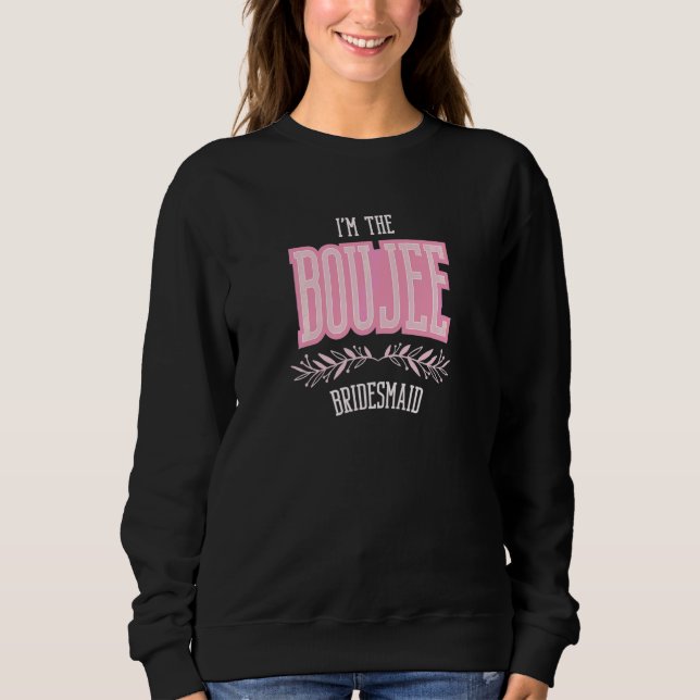 Damernas Brudtärna Boujee Matchande Möhippa T Shirt (Framsida)