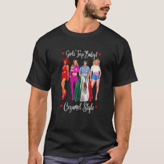 Damernas Cozumel Tjejresa Latina Mexiko Semester H T Shirt