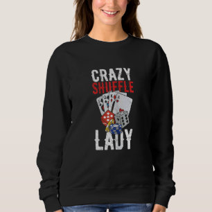 Damernas Crazy Shuffle-damcitat för en kasinohandl T Shirt