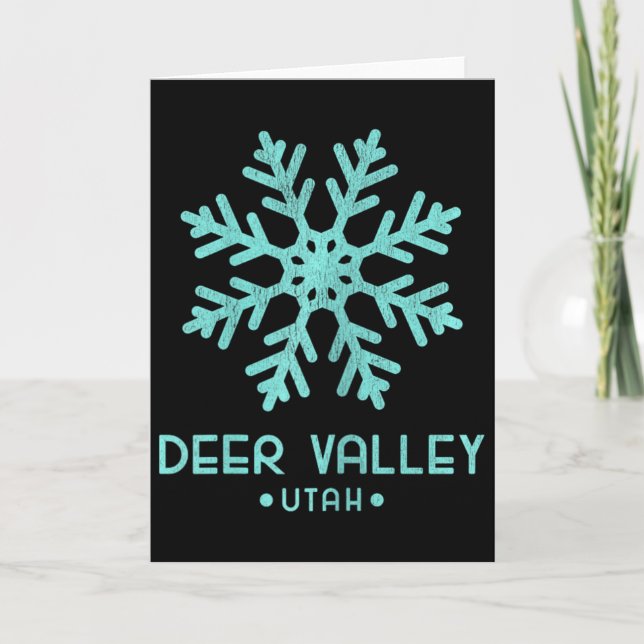 Damernas Deer Valley Utah skidåkning  Kort (Framsida)