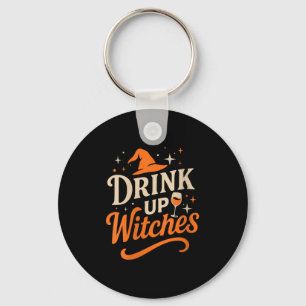 Damernas Drick Upp Häxor Vin Gl Halloween Sängkamm Nyckelring
