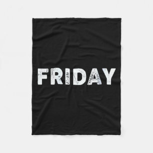 Damernas Friday Days Of The Week Series Friday V-n Fleecefilt