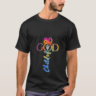 Damernas GUD 80 ÅR JESUS 80-ÅRS FÖDELSEDAG V-ringa T Shirt