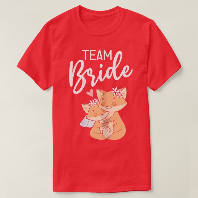 Damernas lag Brud JGA brud bröllop möhippa T Shirt (Design framsida)