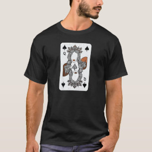 Damernas Melanin Spader Dam Drottning Svarta Histo T Shirt