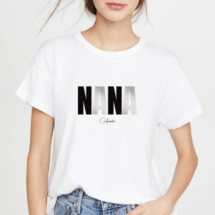 Damernas Mormor Mamma T-Shirts &Anpassad Namn T-Sh