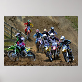 Damernas Motocross Poster