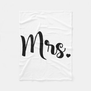 Damernas Mrs. Förlovning Bröllop Bröllopsfest Brud Fleecefilt