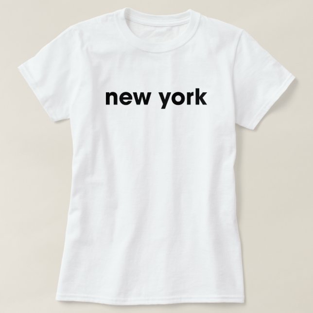 Damernas New York-gatustilströja T Shirt (Design framsida)