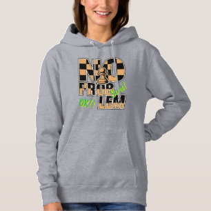 Damernas överdrags hoodie t shirt