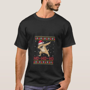 Damernas Santa hatt dabbar tibetansk mastiff hund  T Shirt