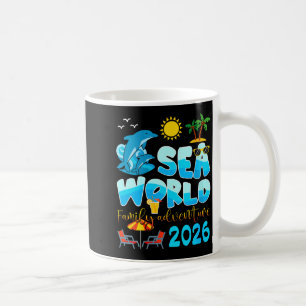 Damernas Sea World Familjeäventyrsresa 2026 Strand Kaffemugg
