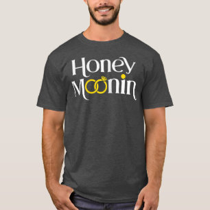 Damernas smekmånad brud brudgum smekmånad t shirt