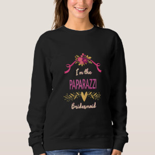 Damernas söta brudtärna Paparazzi matchande sarsda T Shirt
