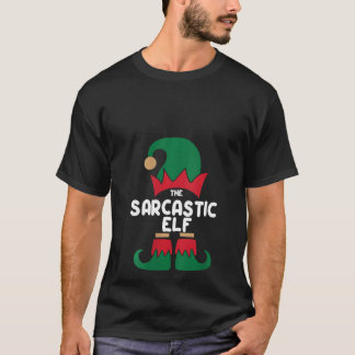 Damernas The Sarcastic Elf T Matchande Familjegrup Shirt