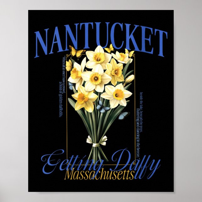 Damernas tokiga Nantucket Narciss Blomma Poster (Framsidan)