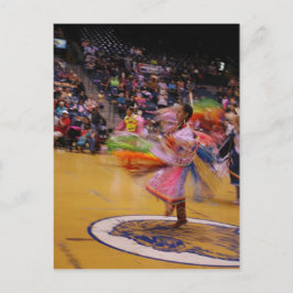 Damernas Tur PowWow Fjäderdans Vykort