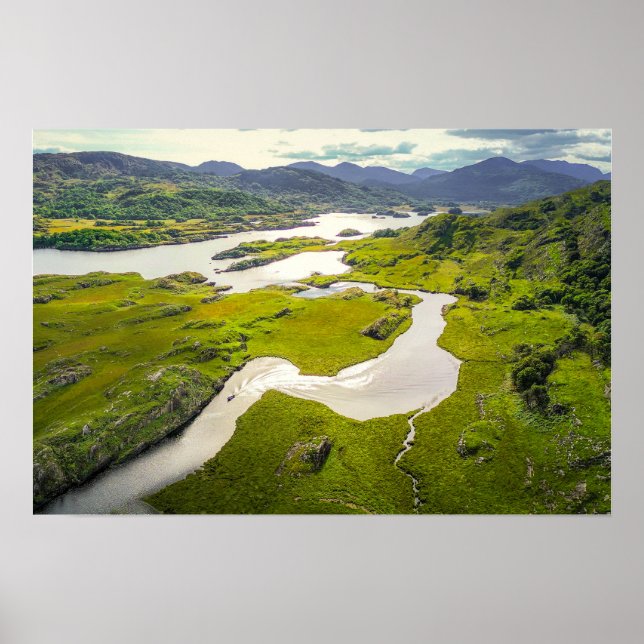 Damernas utsikt Killarney Affisch | Kerry Irland (Framsidan)