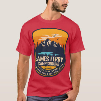 Dames Ferry Campground Georgia GA Camping Hiking f T Shirt