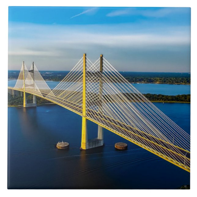 Dames Point Bridge, Jackson Kakelplatta (Framsidan)