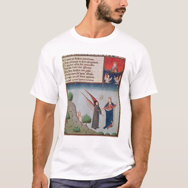 Damfilosofi leder Boethius i flyg T-shirt (Framsida)