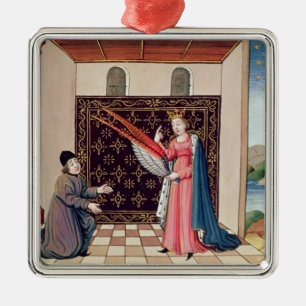 Damfilosofierbjudanden till Boethius vingar Julgransprydnad Metall