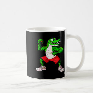 Damfitness Krokodil V-ringad Kaffemugg
