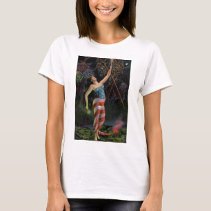 Damfrihet i flagga tee shirt