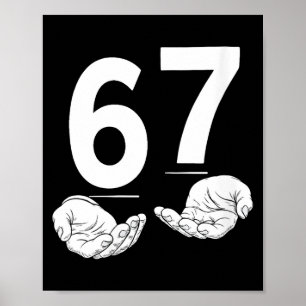 Damfunny Sex Sju 6 7 Meme Gen Alpha Slang 6  Poster