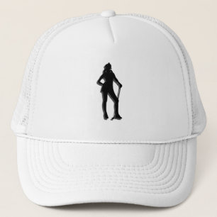 Damgolfarebaseball/lastbilsförarelock Truckerkeps