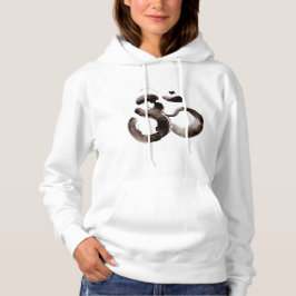 Damhoodie med Om-motiv T Shirt
