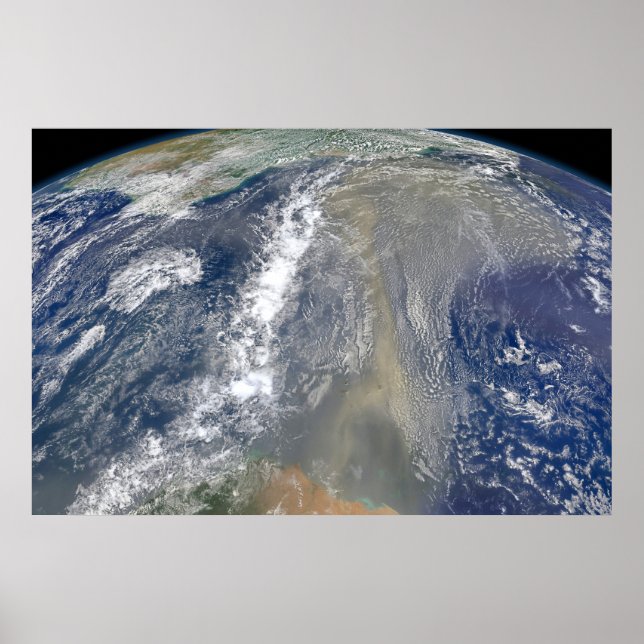 Damhuvud mot Sydamerika Poster (Framsidan)