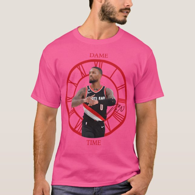 Damian Lillard Basketball Player T Shirt (Framsida)