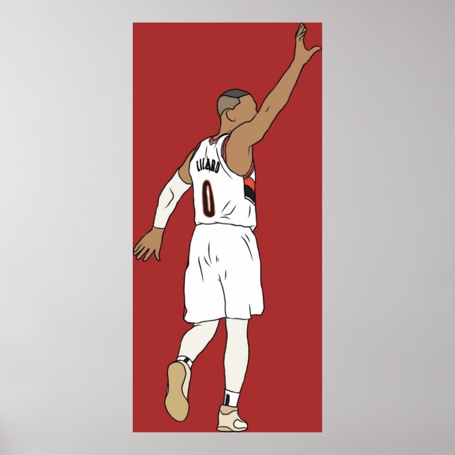 Damian Lillard Vågar Adjö Poster (Framsidan)